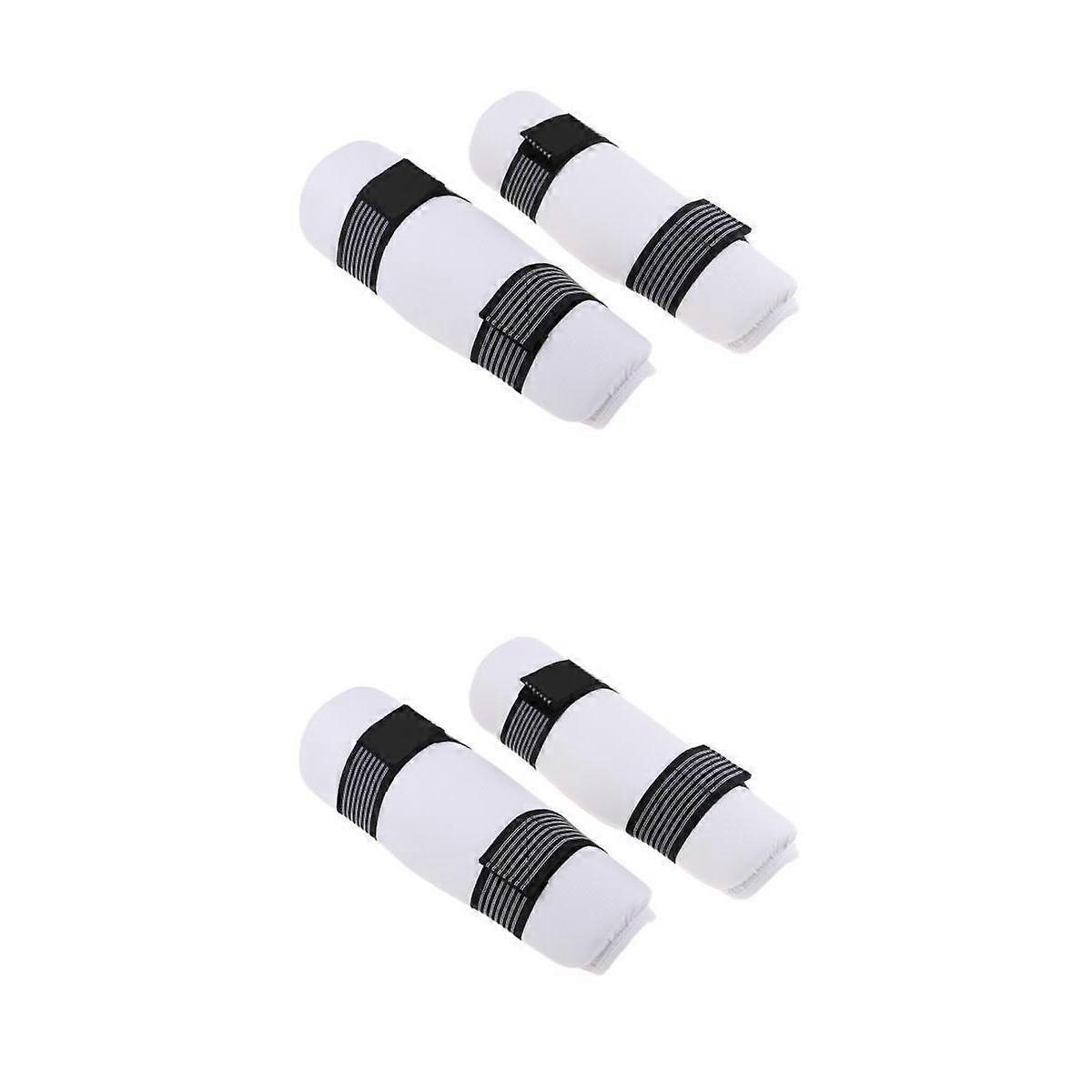 2 Pair MMA Shin Protector Pad Leg Guard Sparring Protective Gear