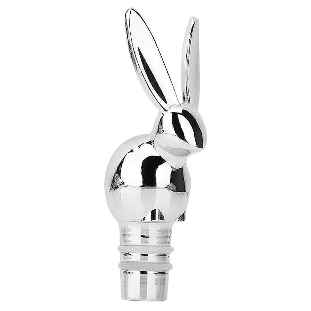 Rabbit Head Shape Bottle Stopper Easter Wine Bottle Plug Zinc Alloy Bottle Stopper