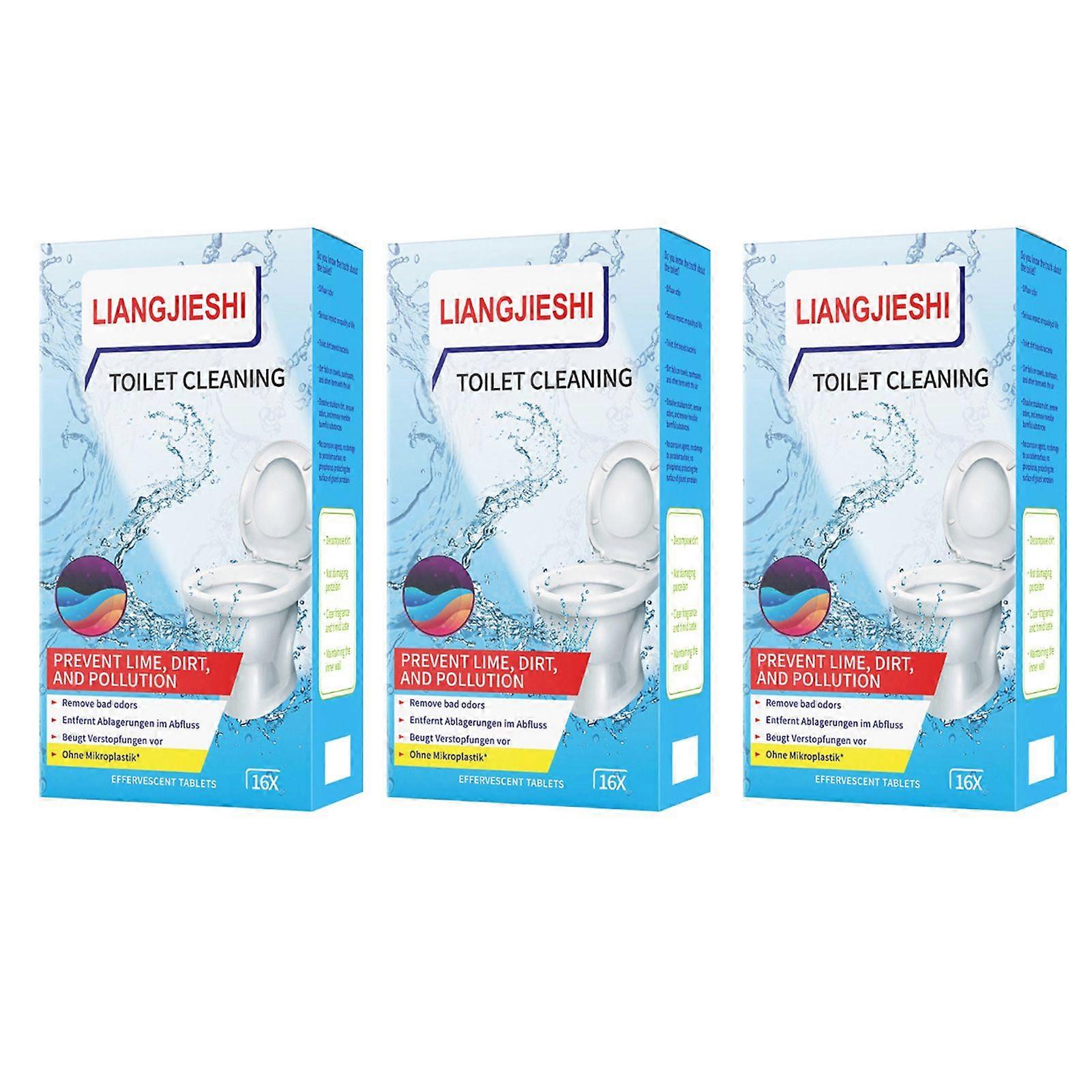 Powerful Toilet Cleaning Tablets - Deep Clean & Deodorize, Effectively Removes Hard Stains for Bathroom