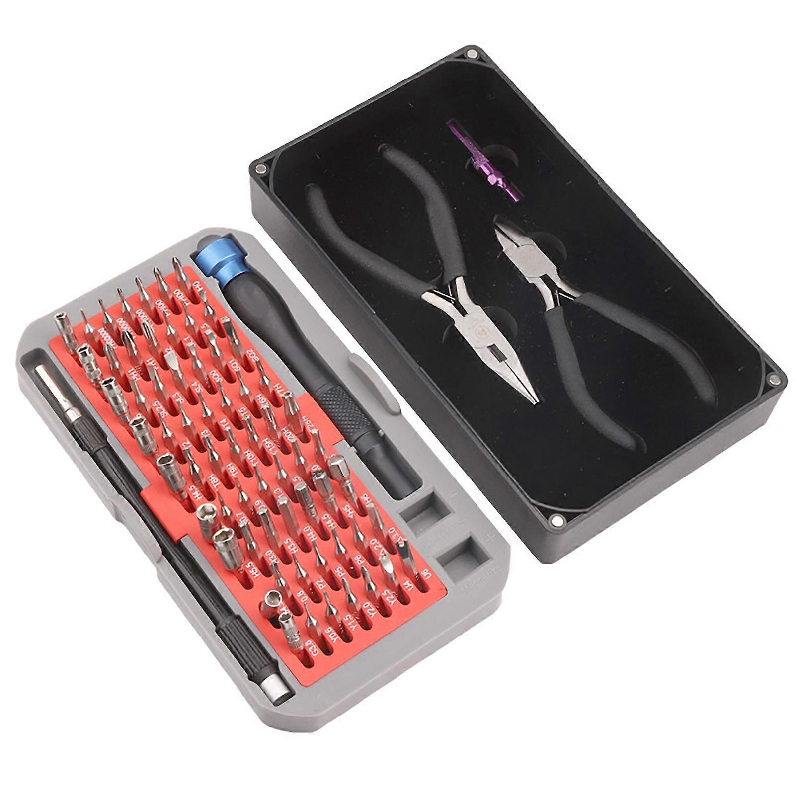 Precision Screwdriver Set 70Piece Electronics Tool Set with 54 Bit Magnetic Screwdriver Set for Computer, Laptops
