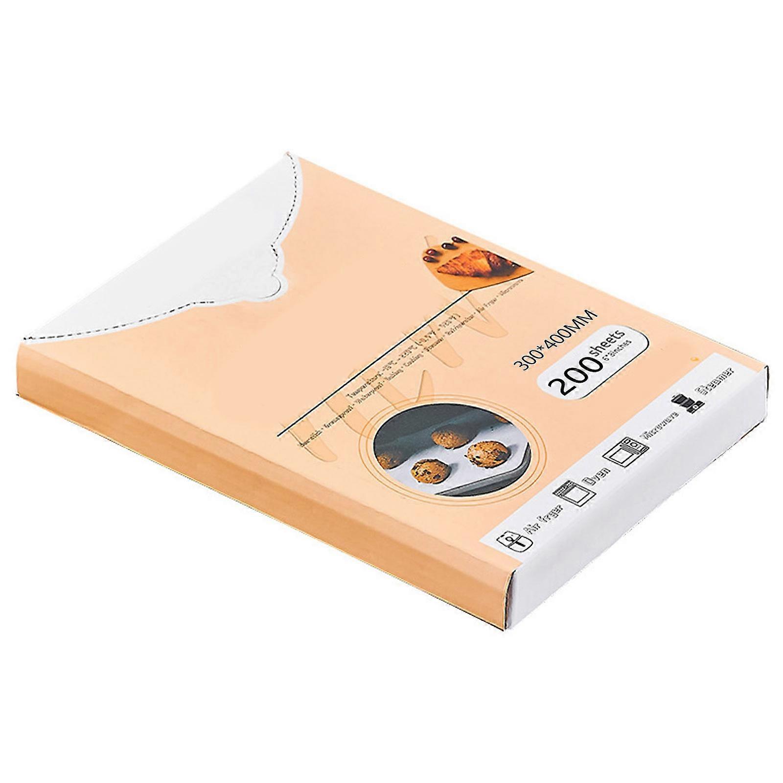Parchment Paper Baking Papers High Temperature Resistant Waterproof Greaseproof Non Stick Parchment Papers for Air Fryer 30x40cm