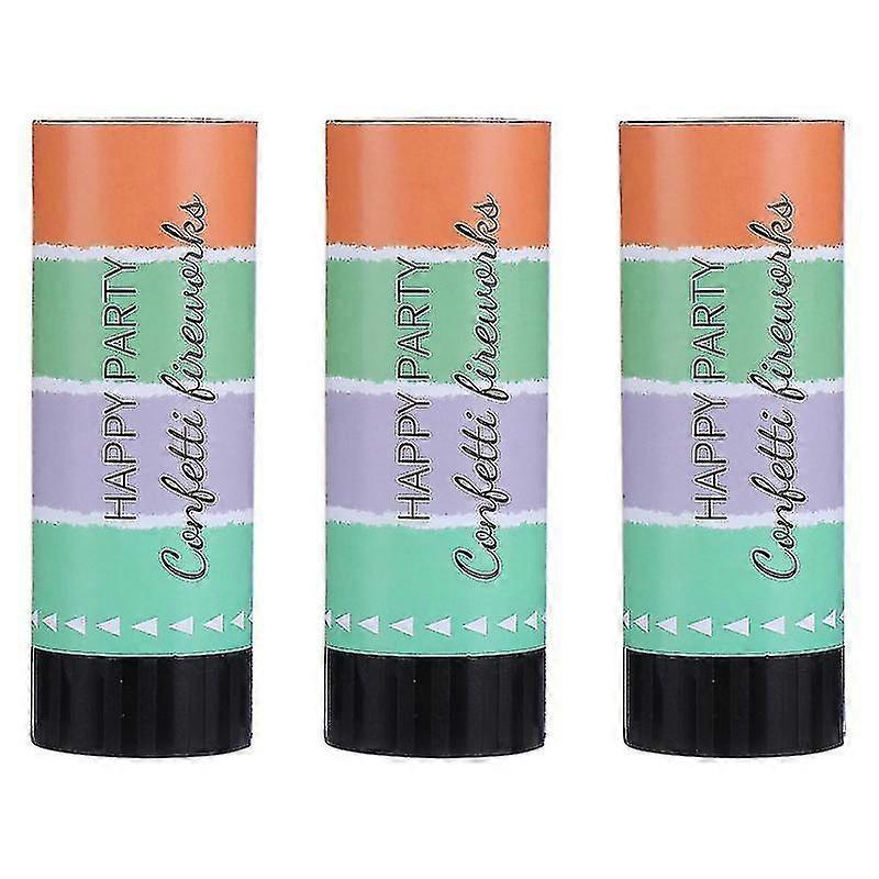 3pcs Spring Confetti Cannons Party Supplies