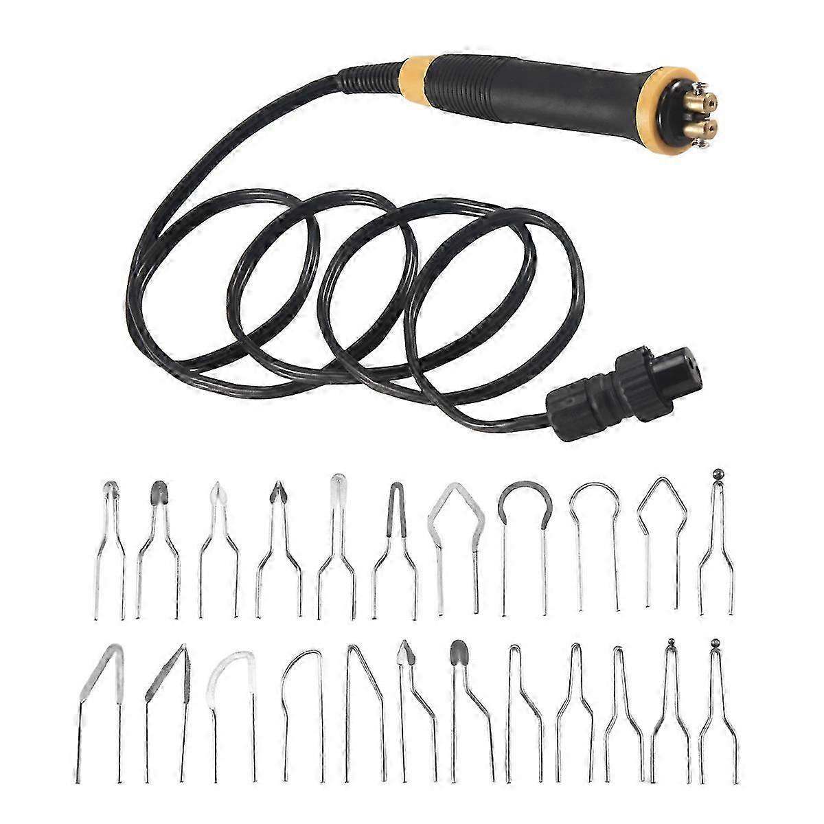 1/Pcs Electrocautery Pen Pyrography Machine Handle Solder Tip 23/Pcs for Gourd,Plank,Leather,Bark
