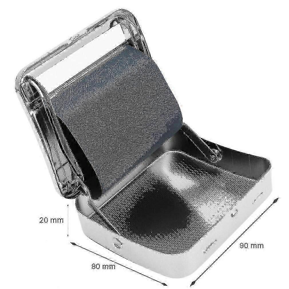 Metal Automatic Cigarette Tobacco Roller Roll Rolling Machine Box Case Maker Tin