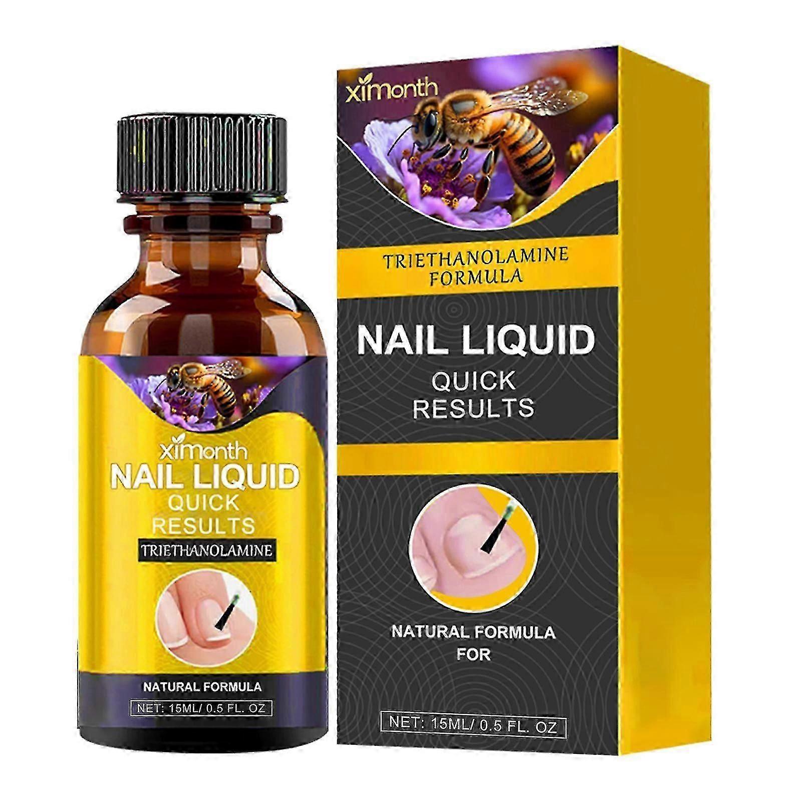 סרום לציפורני ארס דבורים לציפורניים פגומות סרום עוצמתי לתיקון צמיחת ציפורניים לציפורניים דקות לצמיחת ציפורניים