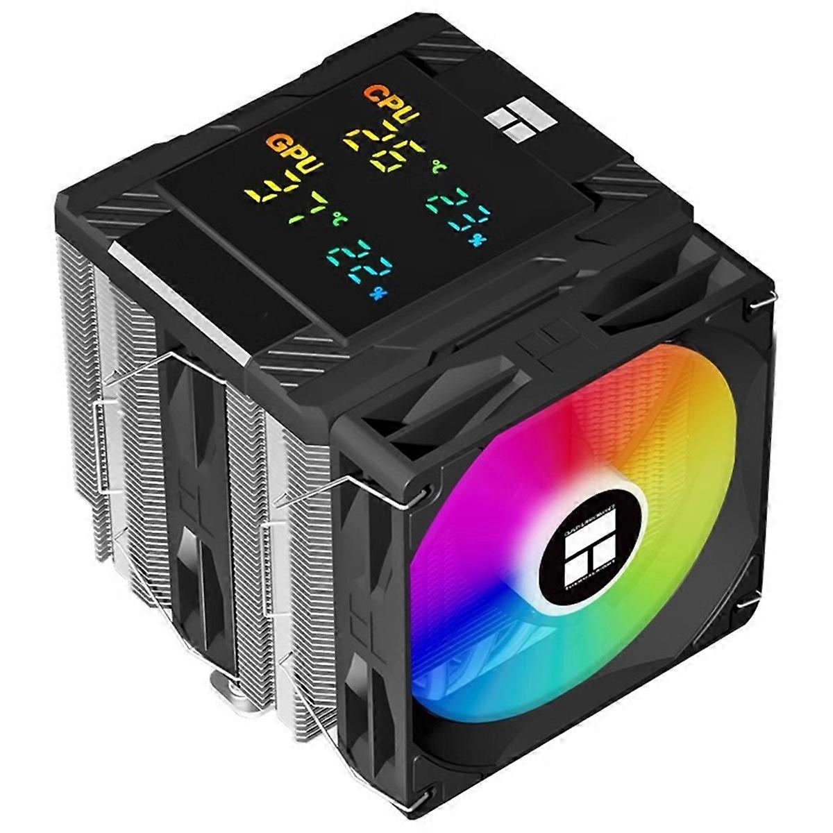 PA 120 Digital Chassis Air Cooling Radiator 6 Heat Pipe/CPU/CPU Simultaneous Monitoring Supports LG
