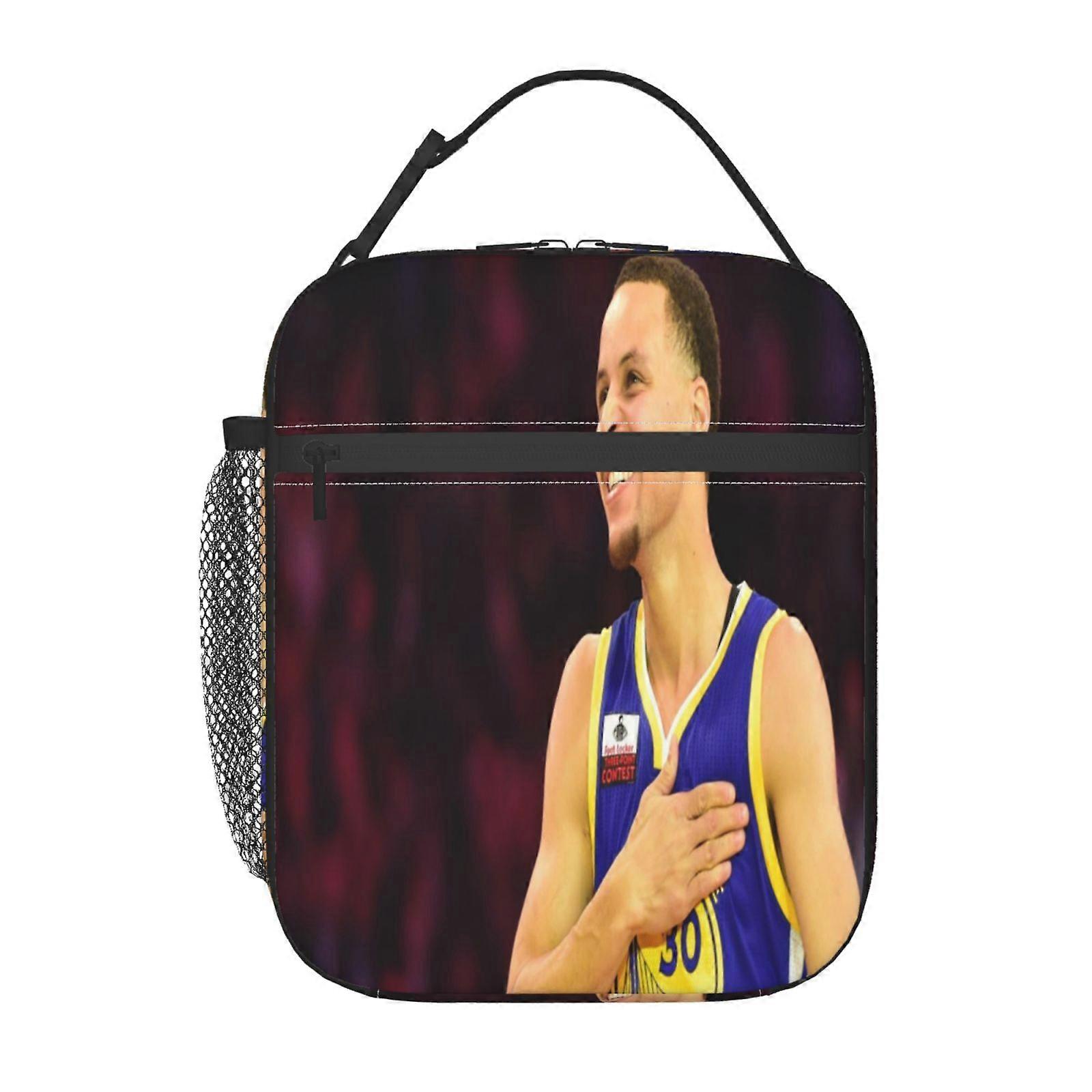 q62 Stephen Curry Lunch Bag Expandable Side Panels, Adjustable Capacity from 4L to 6L, Smart Space Utilization b62