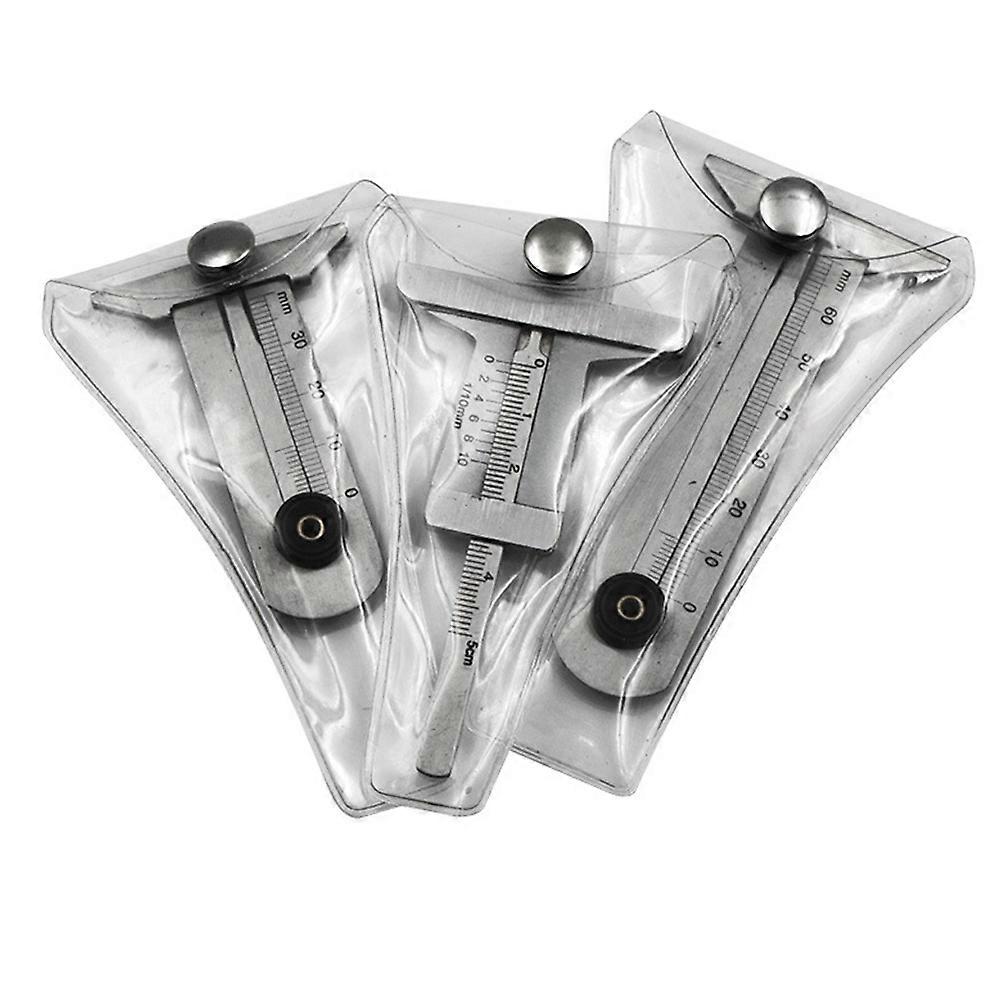 Tyre Tread Depth Measurement Ruler, Steel with Clear Markings