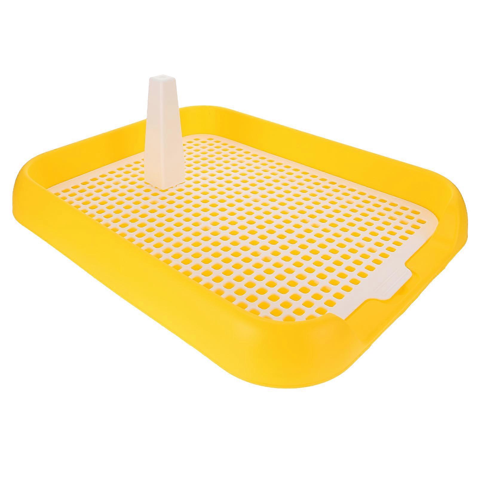 Dog Toilet Tray for Indoor, Grid Style with Durable Construction, User-Friendly Design