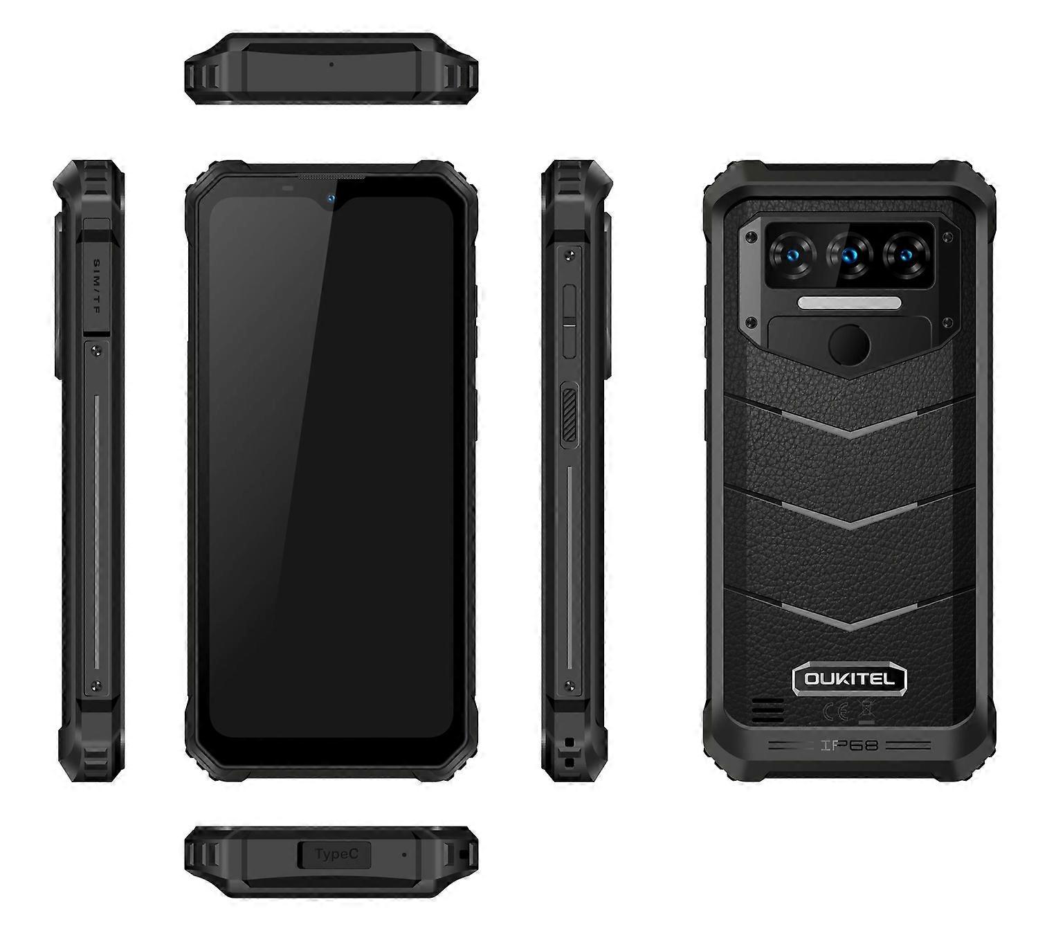 UKITEL WP38 Rugged Phone Unlocked 6GB+256GB Black