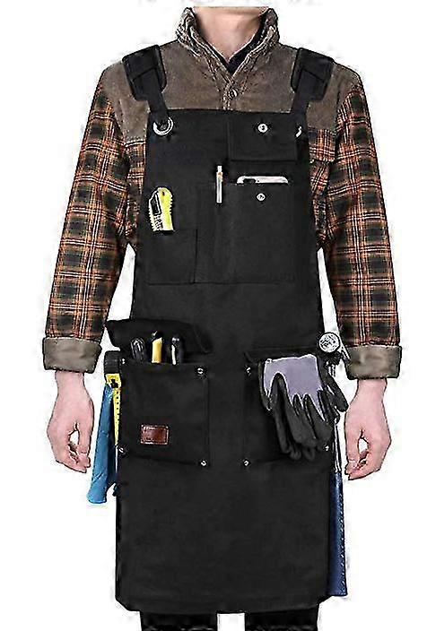 Canvas Work Apron, Multifunction Garden Tool Storage Apron, Art Tools Apron,Gardening Apron Tools