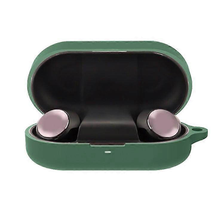 For B&O Beoplay EQ Bluetooth Earphone Soft Silicone Protective Case Drop-proof Cover with Anti-lost Buckle