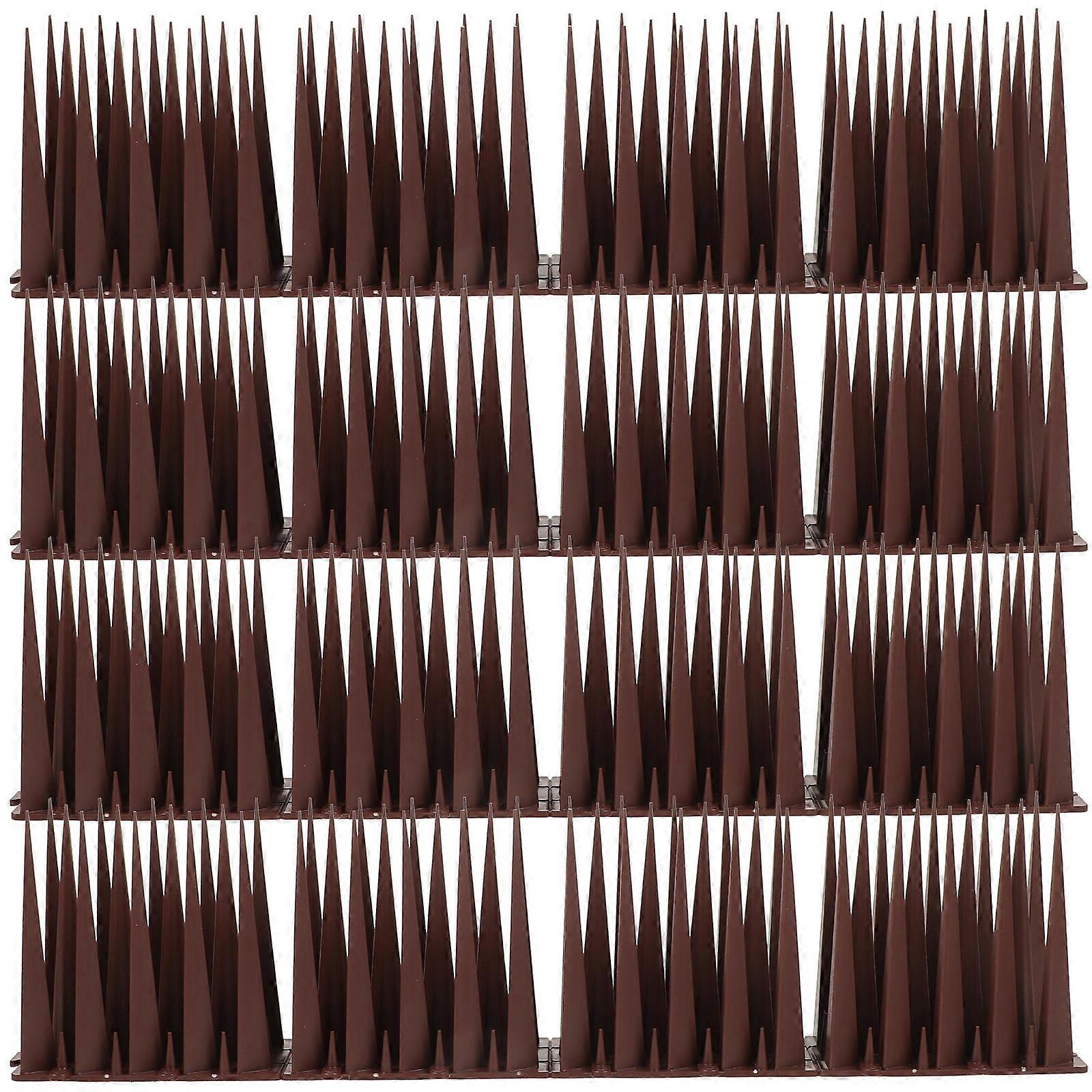 4pcs Reusable Outdoor Bird Spikes, Multi Function Cat Barrier for Gardens, Fences, Balconies, Safe & Practical Bird and Cat Deterrent Spikes