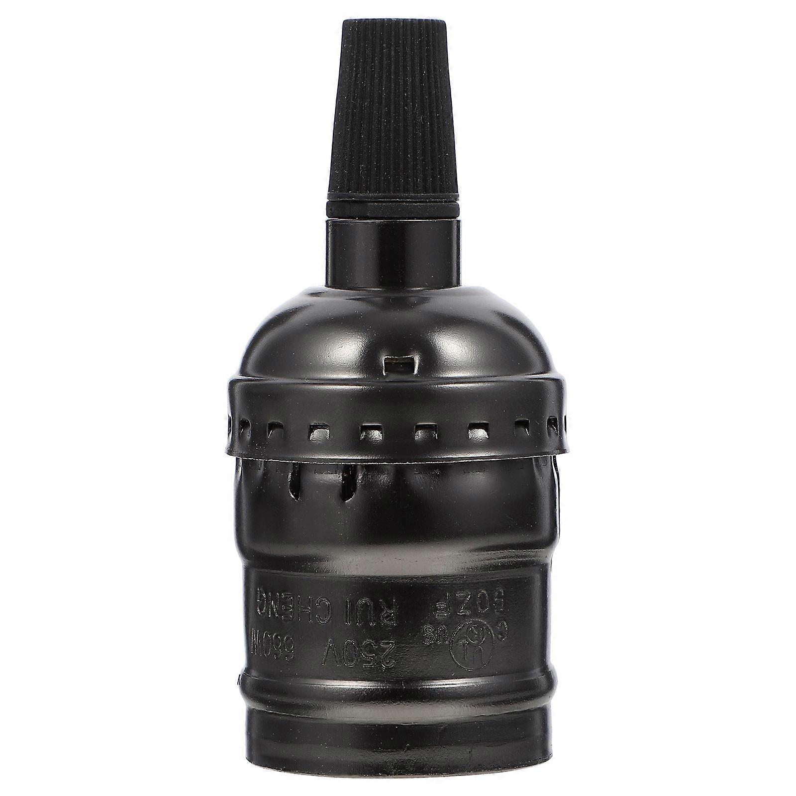 Bulb Socket Metal Light Bulb Holder Pendant Lamp Socket Office Lighting Durable Use 2Pcs