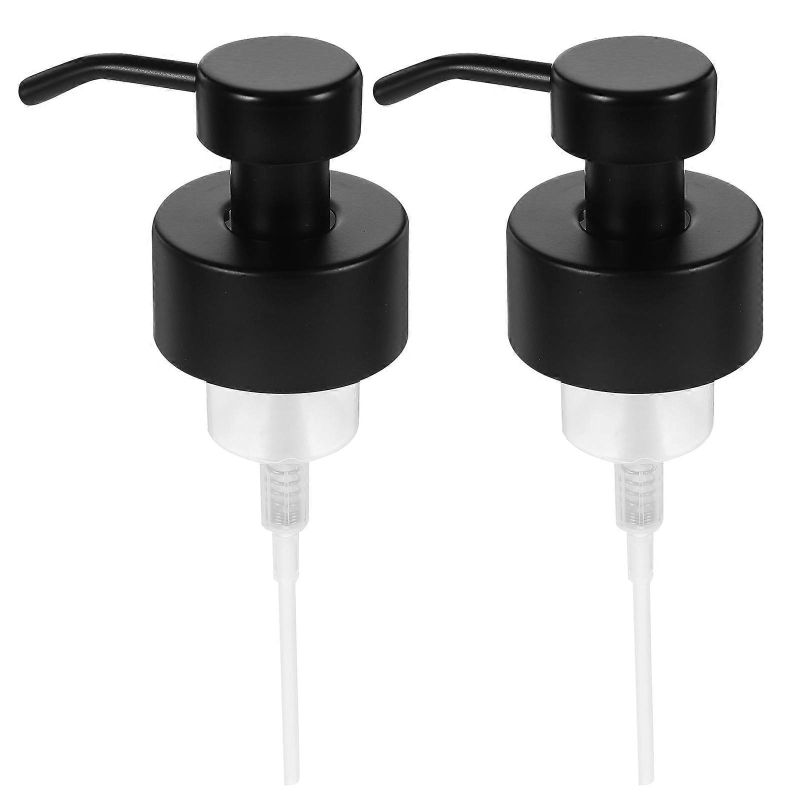 Stainless Steel Threaded Pump Heads for Shampoo Bottles, Soap Dispensers & Liquid Containers – Durable, Rust Resistant Replacement Pumps for Bathroom