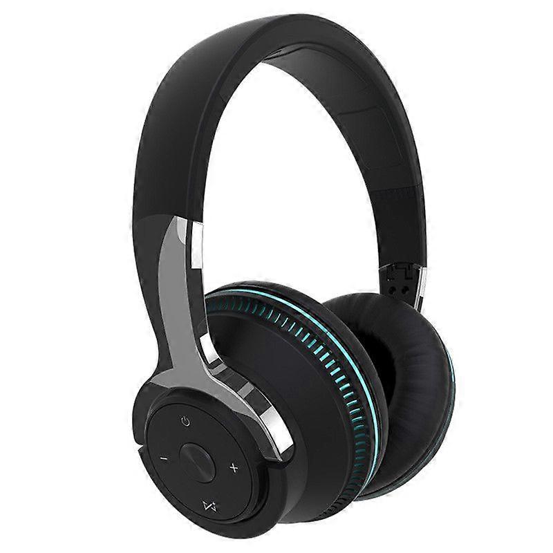 Bluetooth Headphones Over Ear, HIFI Stereo Foldable Headset(Black)