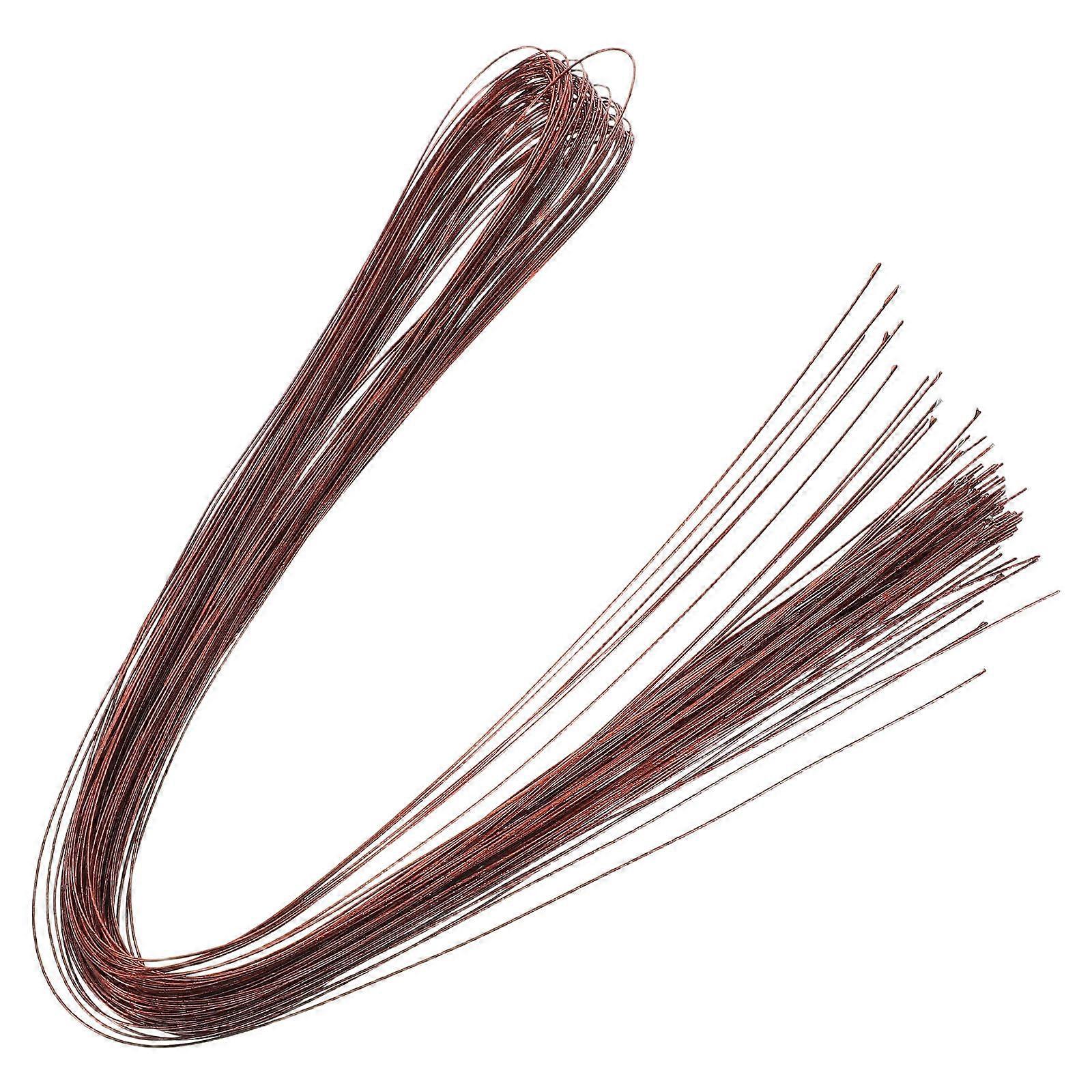 50pcs Floral Wire Thin Bendable Metal Wire for Flower Arrangements DIY Crafting Wreath Making Bouquets Outdoor Indoor Use