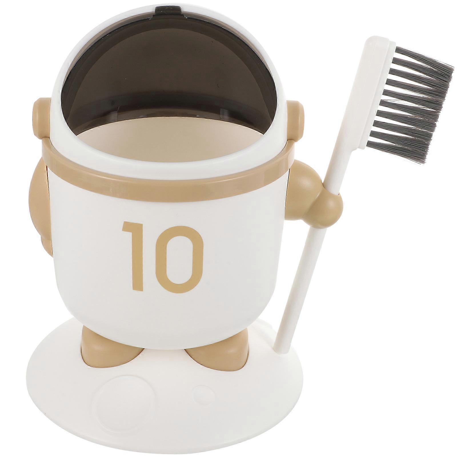 Car Trash Can Spaceman Design Cartoon Shape Clutter Avoidance Bathroom Usage 26.50X20.00X18.50CM 1Set