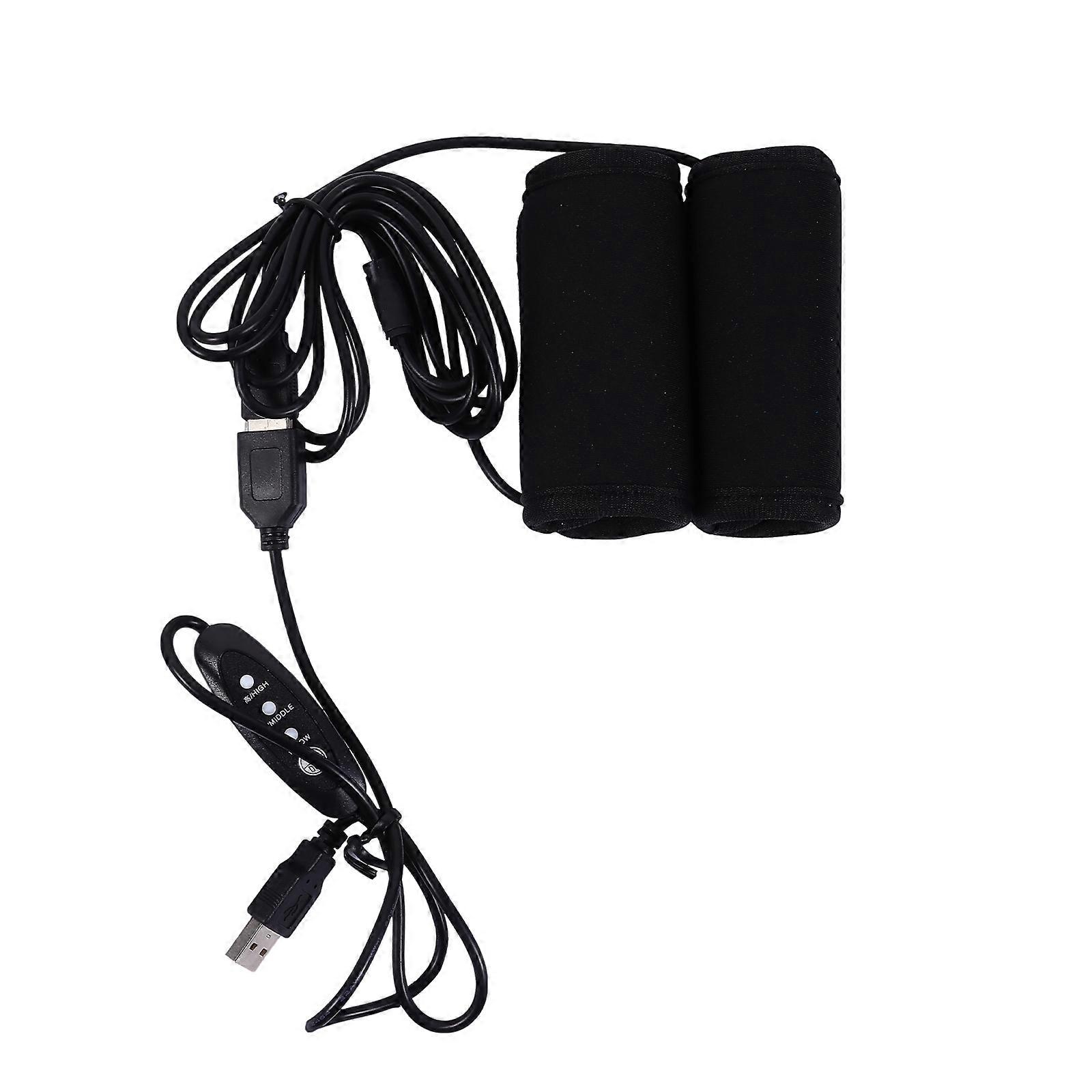 Usb Motorcycle Handlebar Warmers Heating Temperature Control Neoprene Ultra-Thin Design 1Set