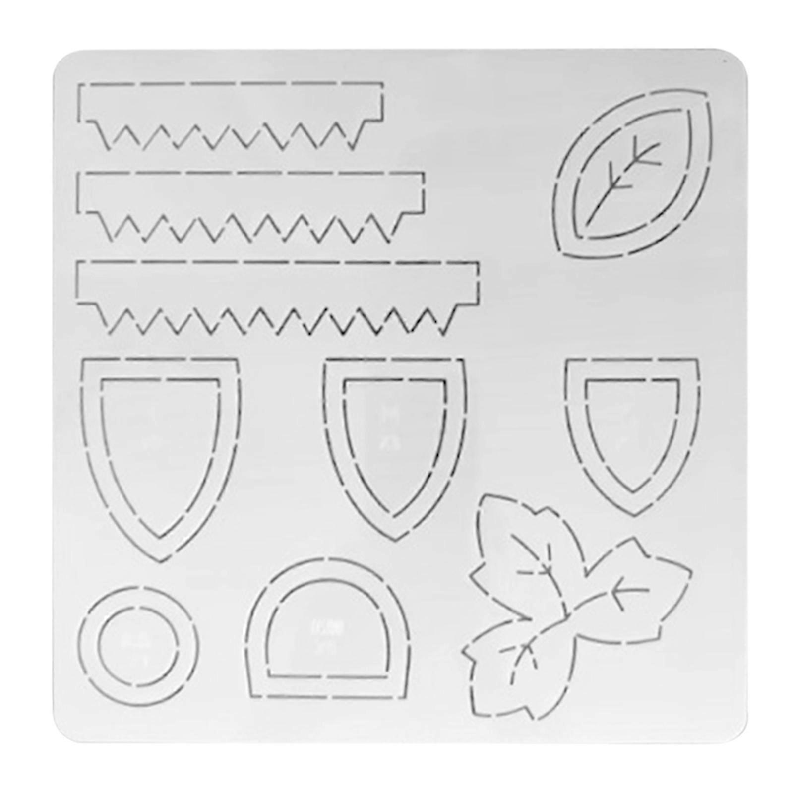 Premium Quilting Template Stencils Multifunctional Sewing Patchworks Template for Household