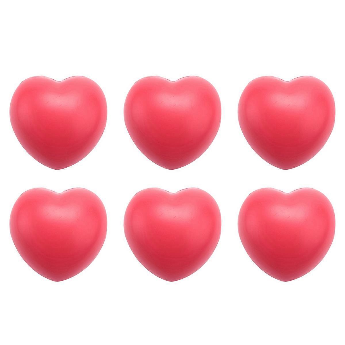 Heart Stress Reliever Ball Red