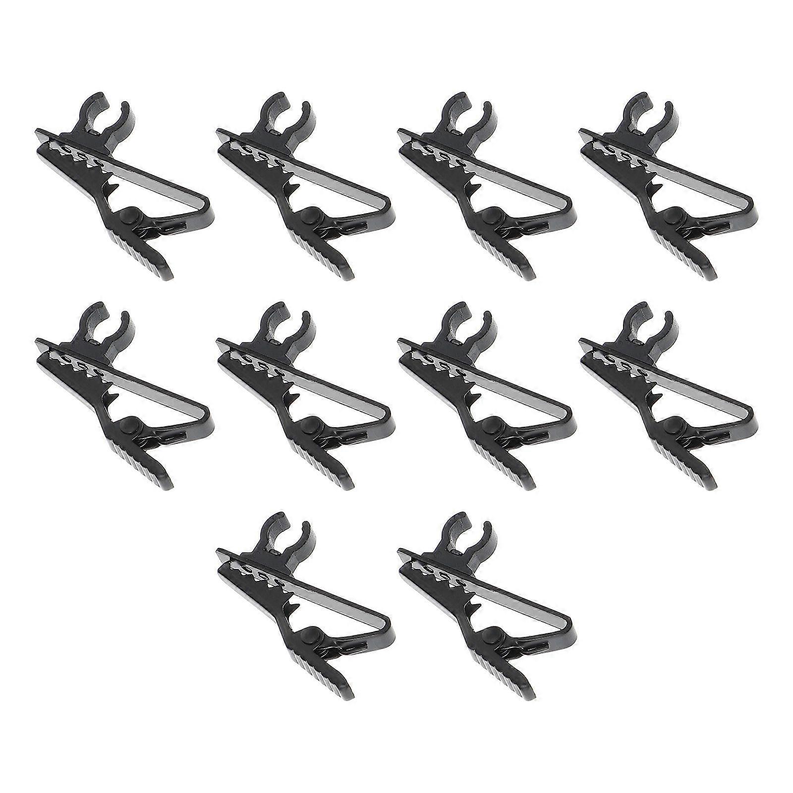 10pcs Lavalier Mikrofon Clips Clip-on Mikrofon Halter Mikrofon Zubehör