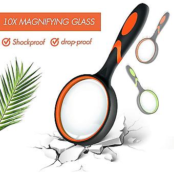 2 Stuks Vergrootglas Voor Kinderen – 6 Cm Lens, 5x Vergroting, Zwarte Handgreep, Lichtgewicht En Draagbaar, Ideaal Voor Speurtochten En Natuuronderzoek