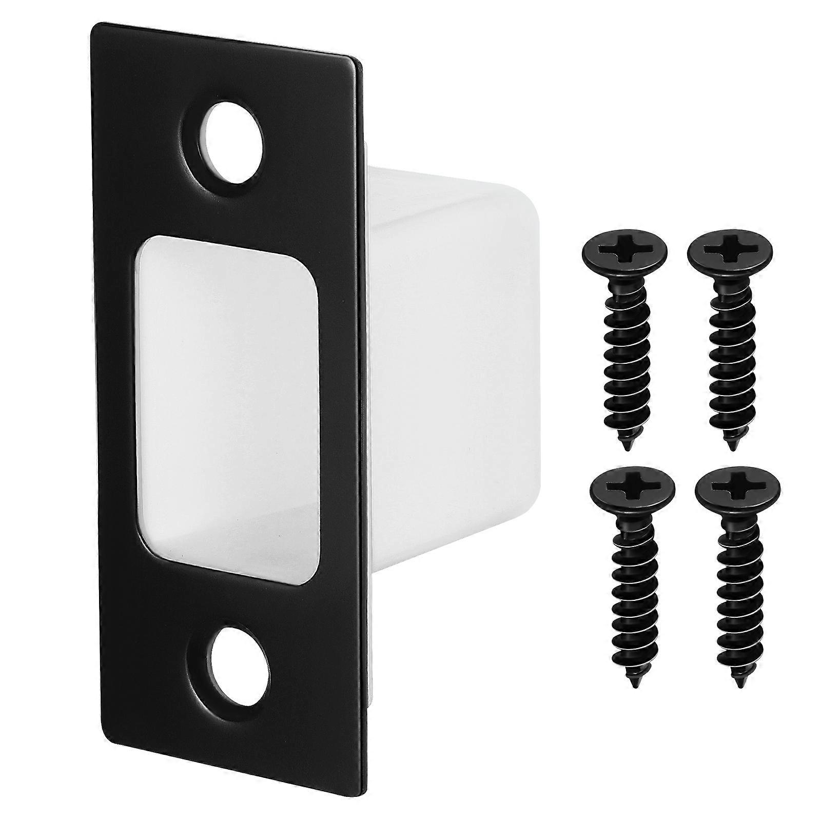 Exterior Doors Strike Plate Security Door Strike Plate Metal Doors Easy Installation 5.70X2.50X0.10CM 1 Set