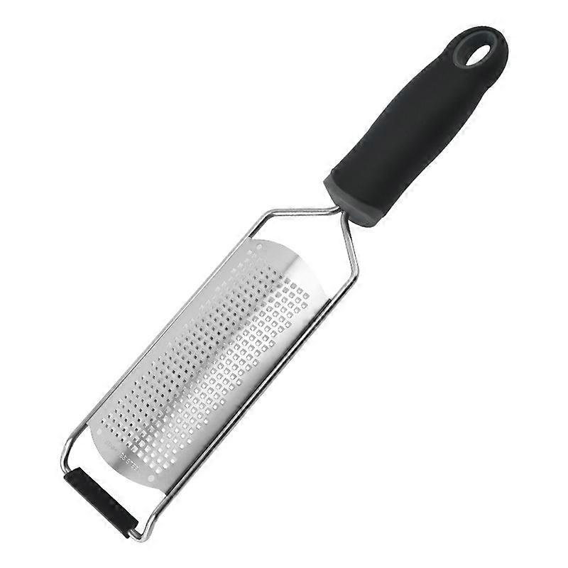 Stainless Steel Cheese Grater, Ergonomic Soft Handle Lemon Ginger Potato Zester
