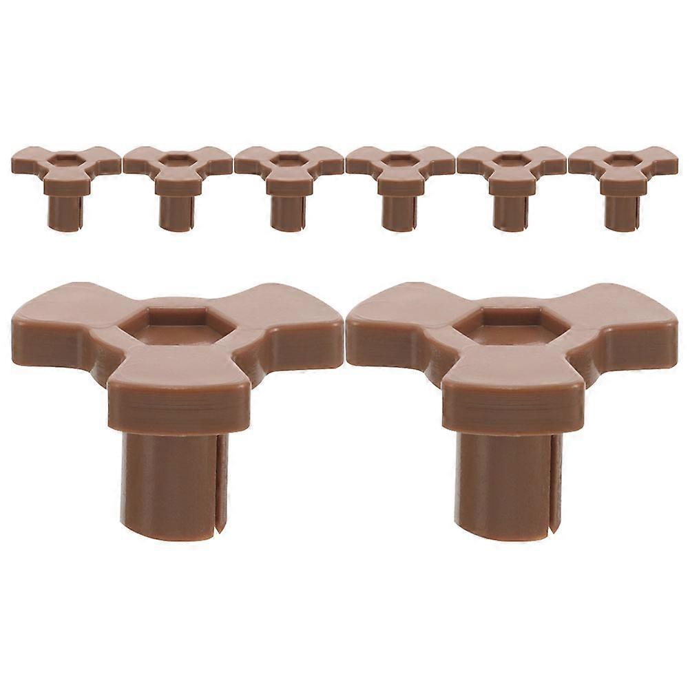 Coupleur micro-ondes Support d’arbre en forme de Y pour une utilisation au micro-ondes Support de plateau tournant 8Pcs
