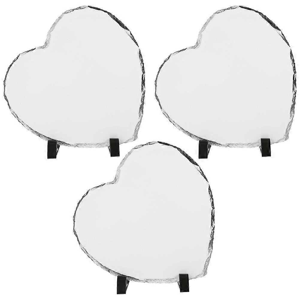 Plaque de sublimation vierge Sublimation Image Transfert de chaleur pour vivre .7X7.7X0.3In 3Pcs