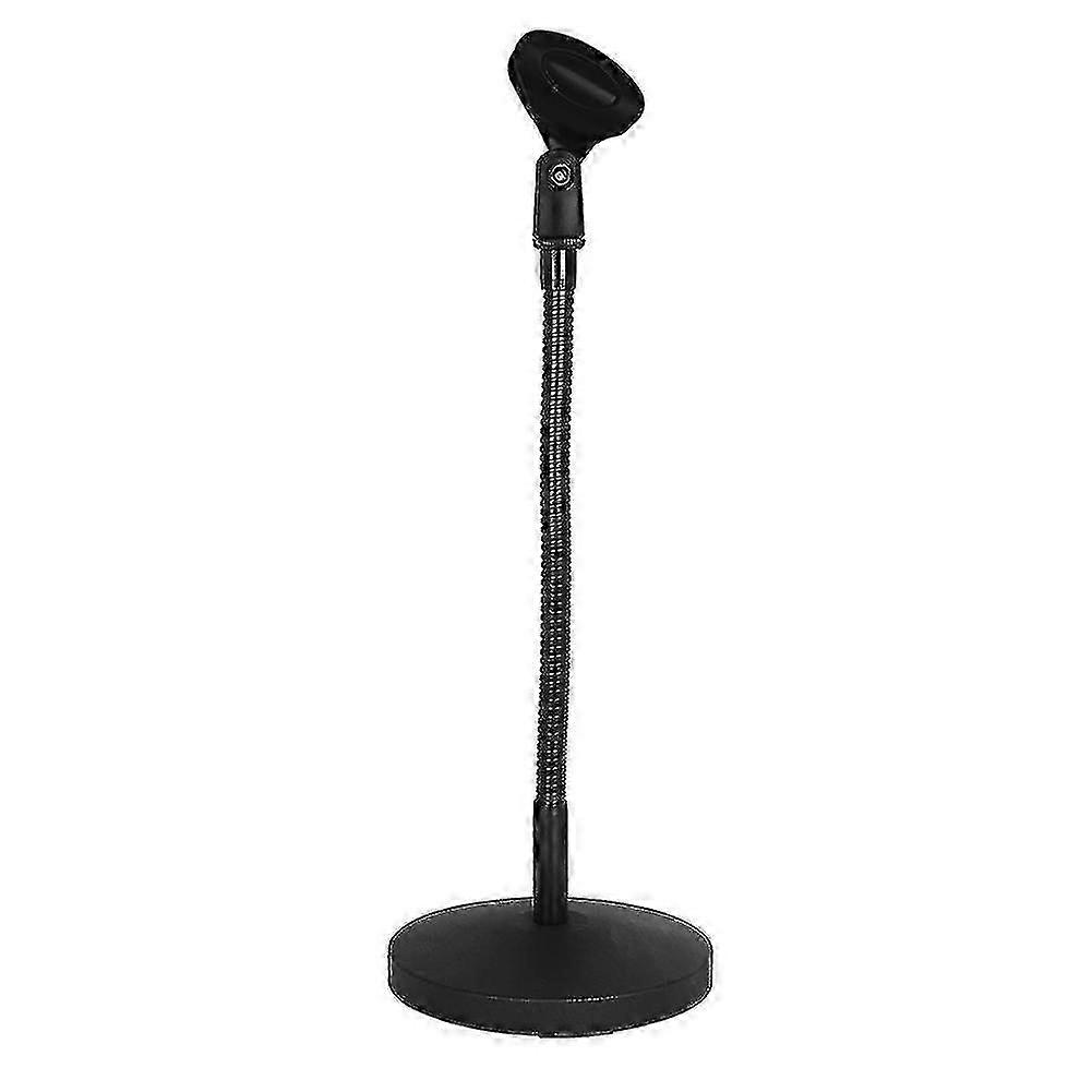Flexible Desktop-Klappmikrofonständer Einstellbarer Winkel Disc-Mikrofonhalterung Ständerhalterung Mic-dt