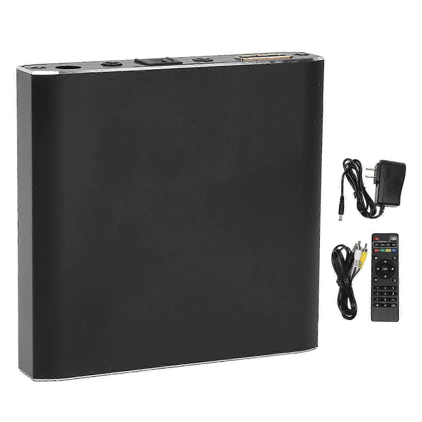 4K UHD Media Player mit Auto Play Loop-Funktion und Mini HD Multimedia Interface, 100-240V US-Stecker