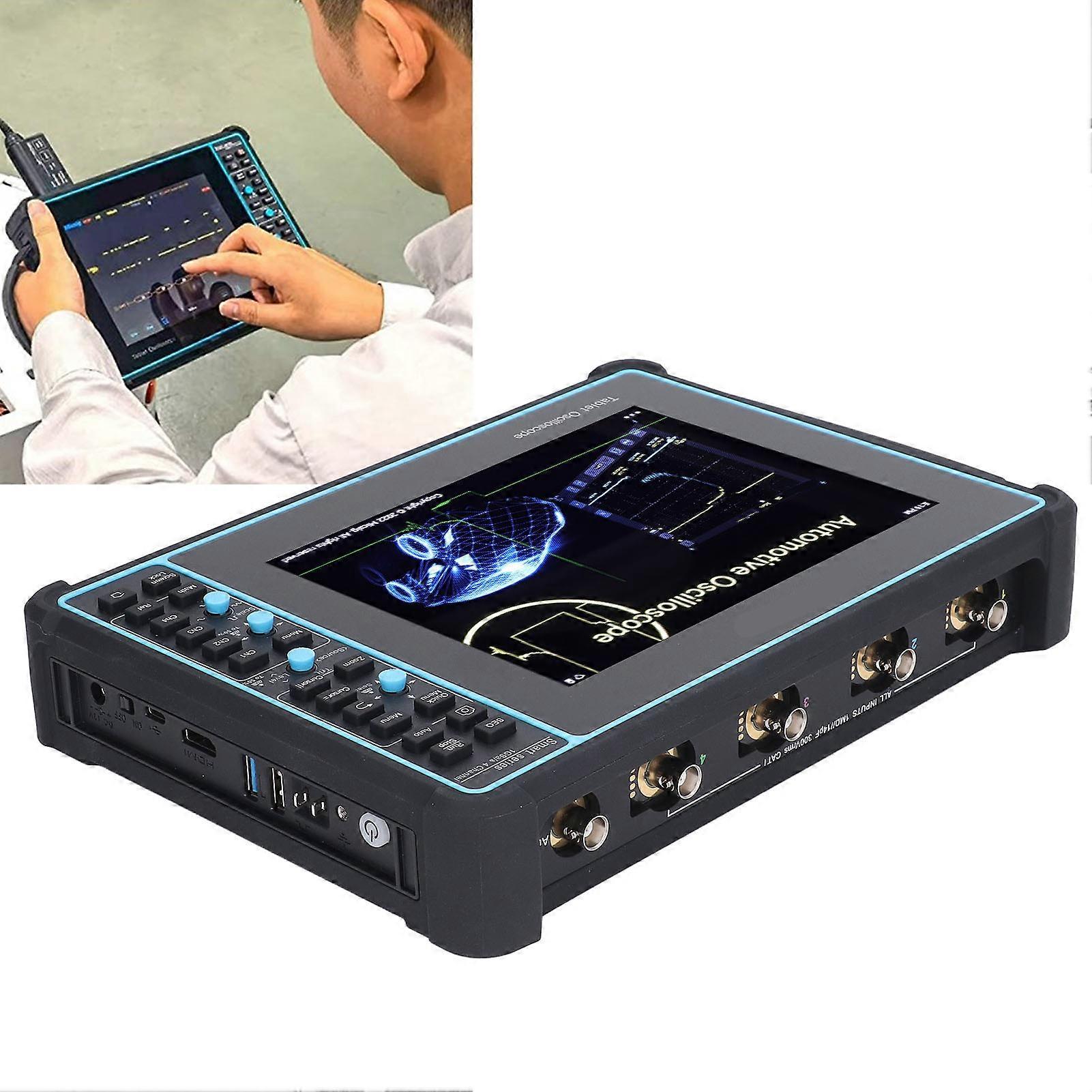 Tablet Oscilloscope 100MHz 4 Channel 70Mpts 1GSa/s 8in LCD Touch Screen Digital Oscilloscope