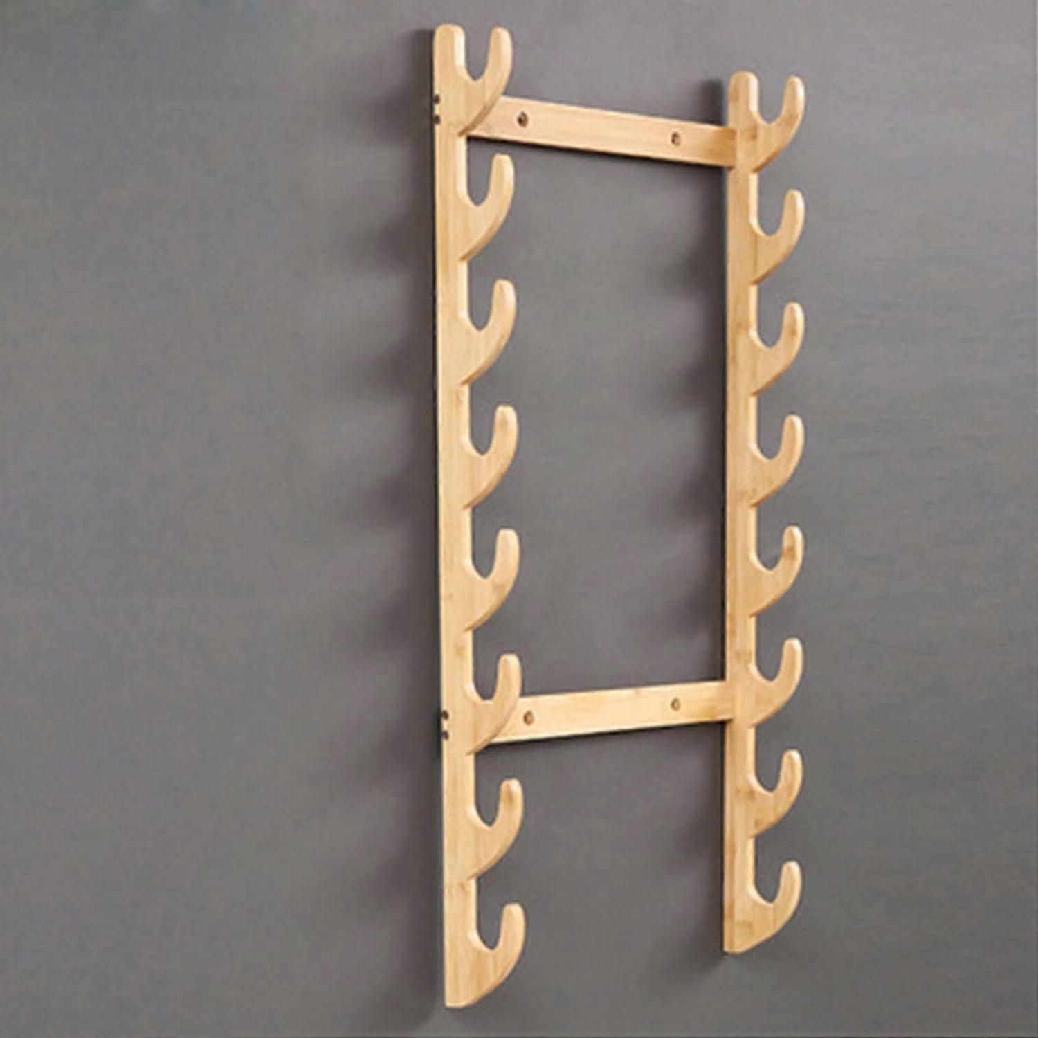 Katana Samurai Sword Wall Mount 8 Layers Japanese Design Multi-Layer Arrow Bow Display Rack for Home Decor