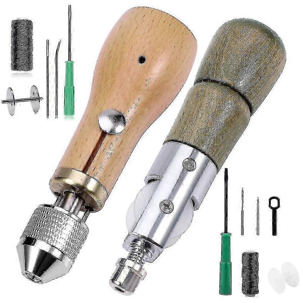 Speedy Stitcher Sewing Awl Kit 6/7pcs Set Leather Hand Stitcher Thread Needles Kits Niuniu