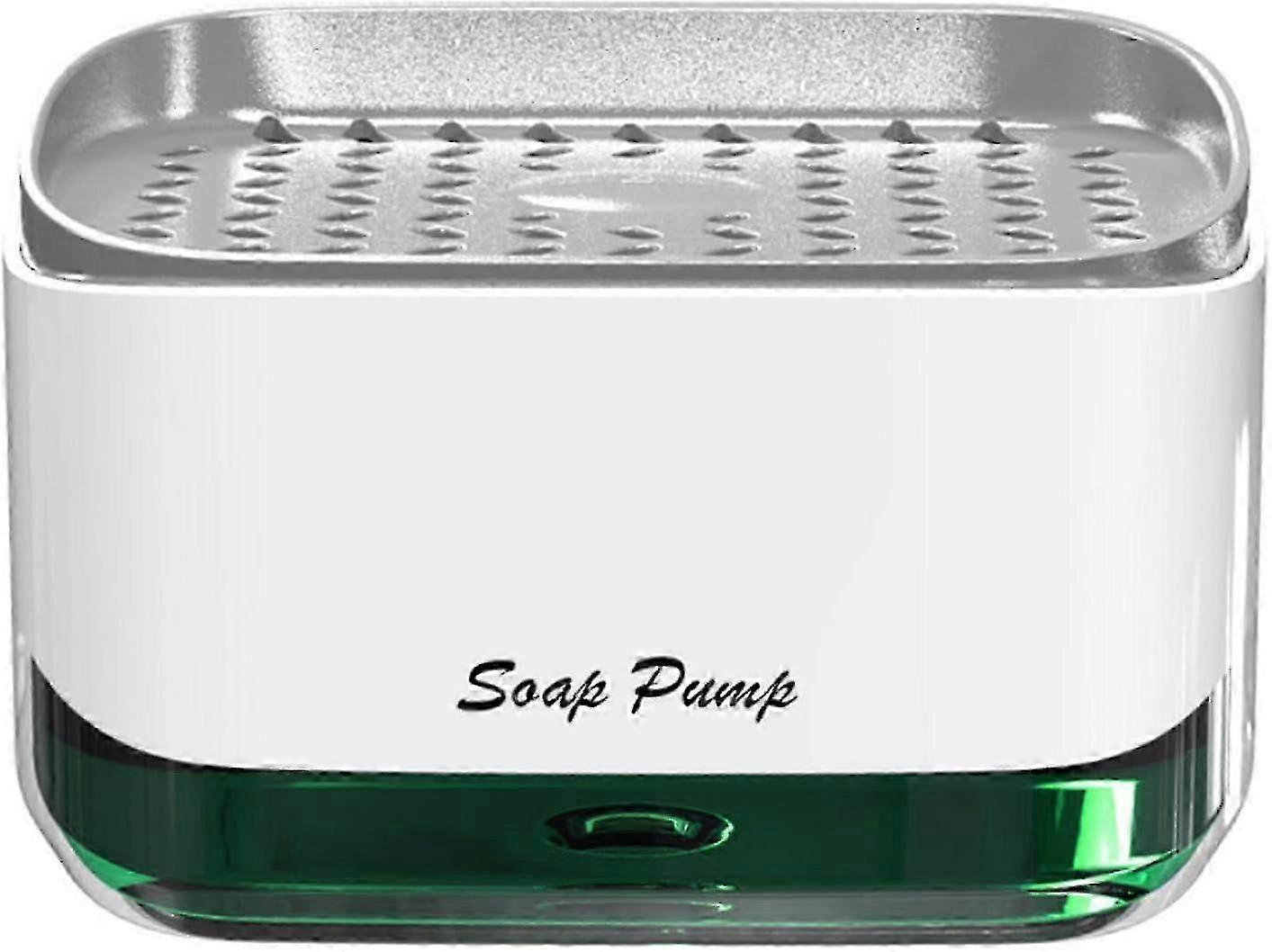 Soap Dispenser with Sponge Holder for Kitchen Use