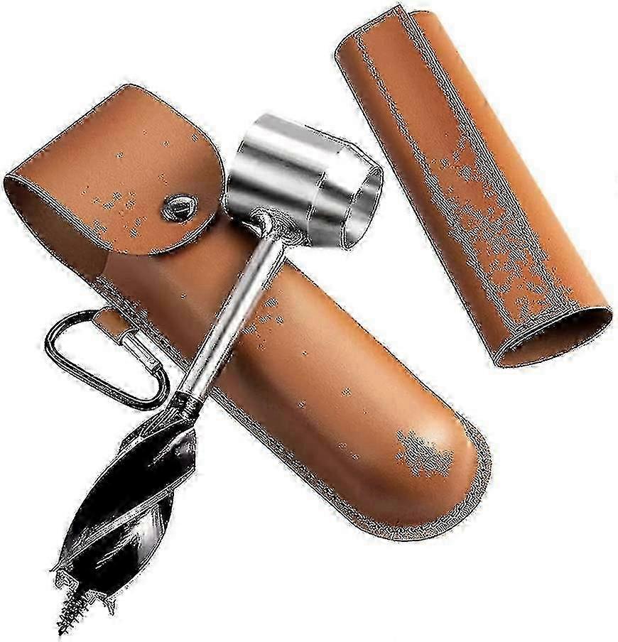 Hand Drill For Woodworking, Manual Survival Drill, Manual Auger Tools for Camping