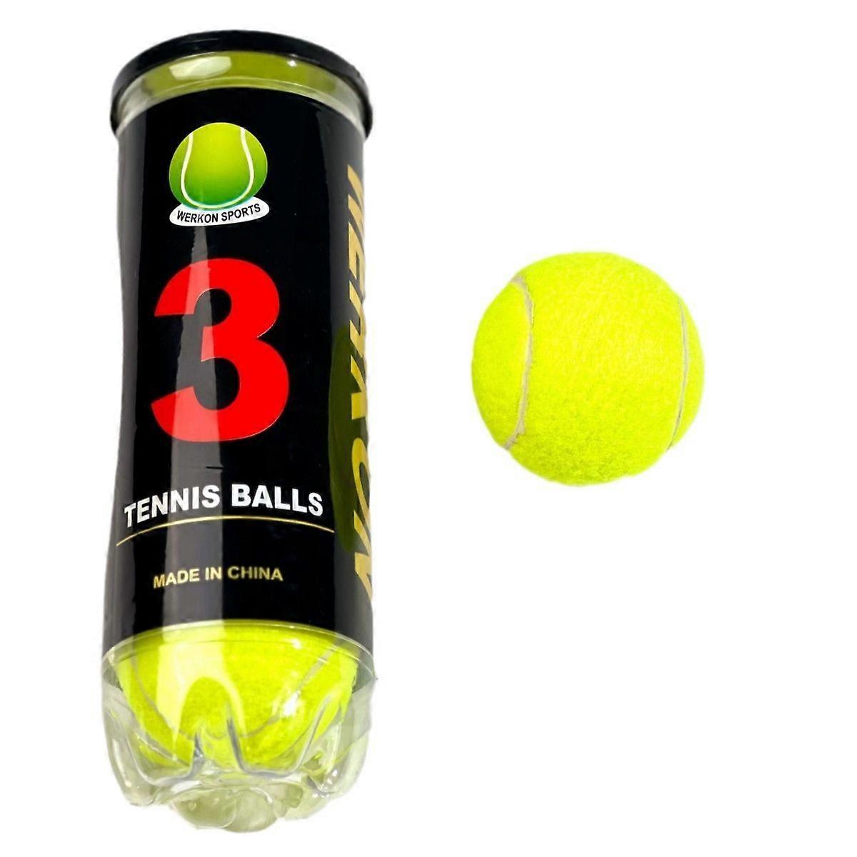 ennis Balls - Ekstra Hizmet Keçesi Basınçlı Tenis Topları 3'lü