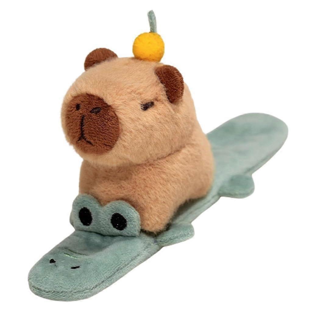 Capybaras with plush bracelet, fun accessories for kids, cartoon bracelet, photo props