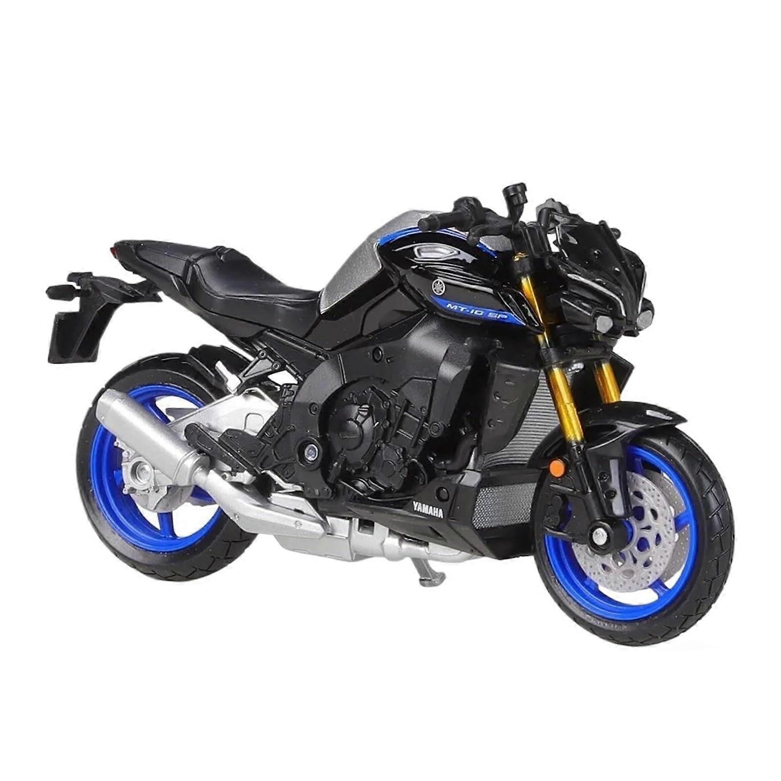 Miniature Motor Vehicle Models 1:18 2023 MT10 SP Die-Cast Motorcycle Model Toy for Collecting Displays