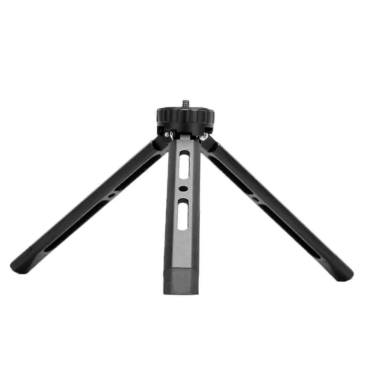 Mini Tripod Aluminium Alloy 4-Level Height Adjustment For Mirrorless Cameras And Phone 1/4 Inch Screw Mount