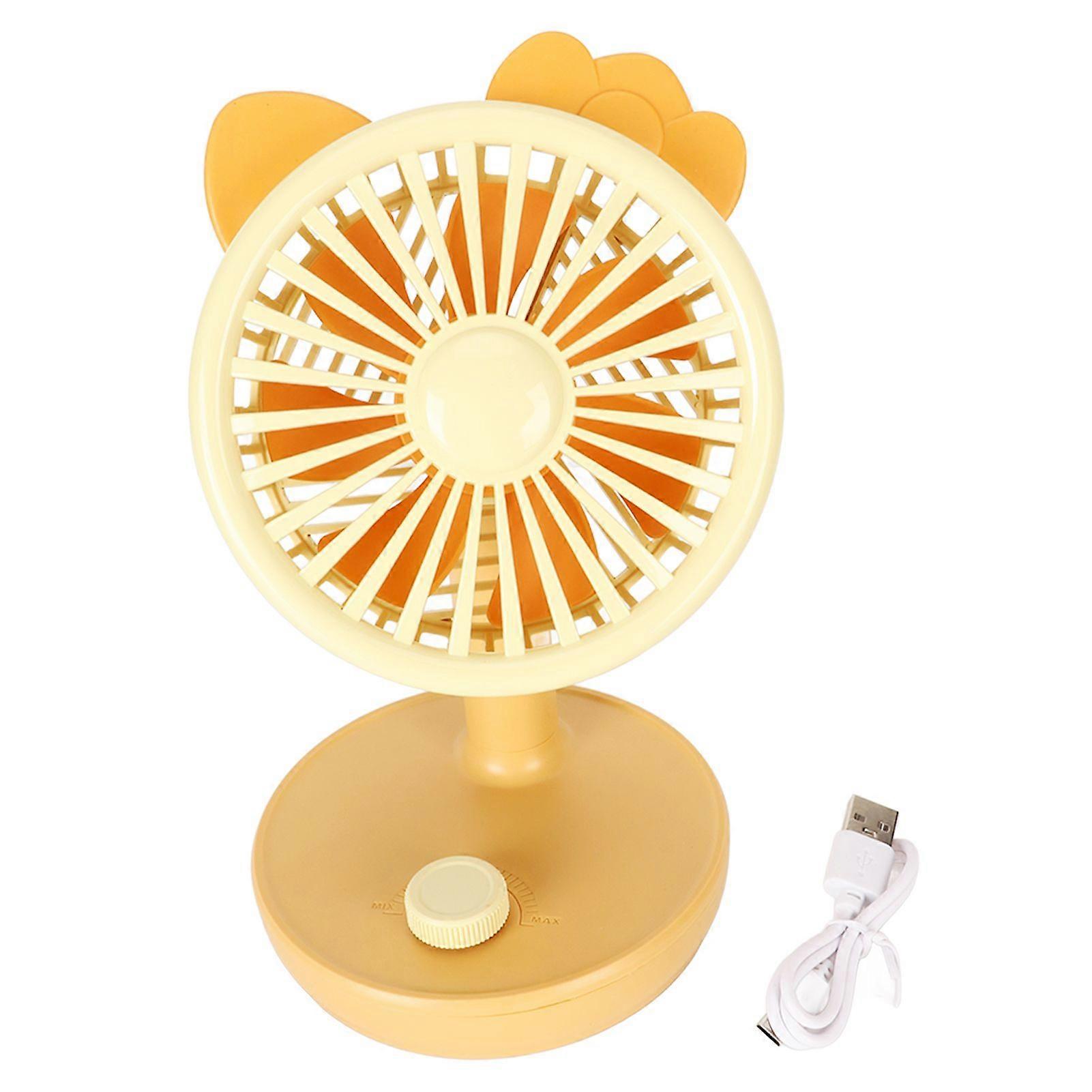 2025 أحدث طراز مروحة مكتبية صغيرة USB شحن 1200 مللي أمبير سرعة زاوية قابلة للتعديل