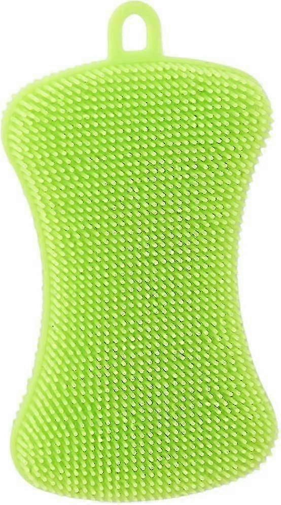 الصفحة الرئيسية متعددة الوظائف سيليكون غسل الصحون فرشاة تنظيف فرشاة على شكل صابون فرشاة غسل الصحون المطبخ المنزلية سيليكون فرشاة تنظيف وسادة