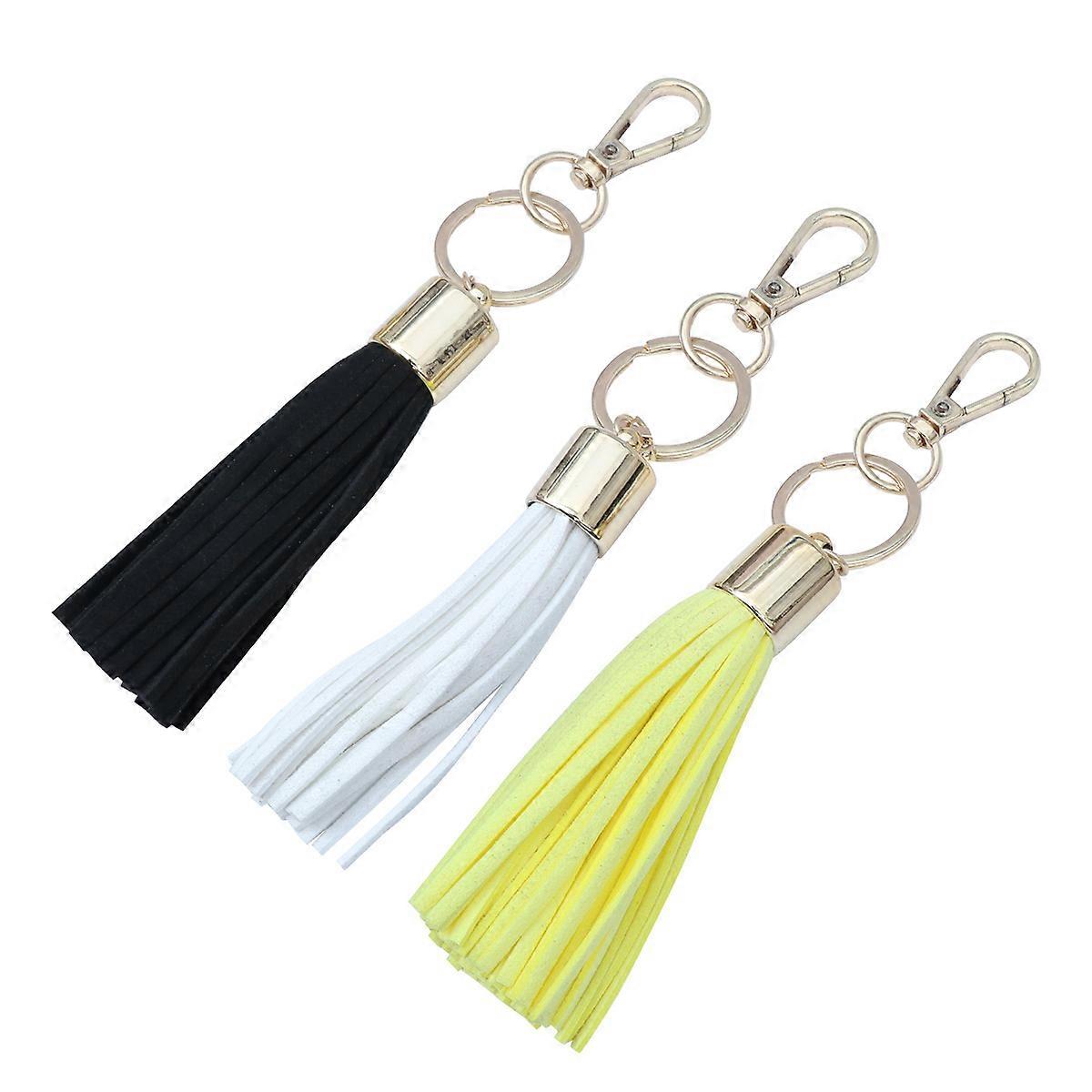 Keychain Decor Tassel Keychains Pendant Cell Phone Decoration Tassel Pendants Any Occasions 3Pcs
