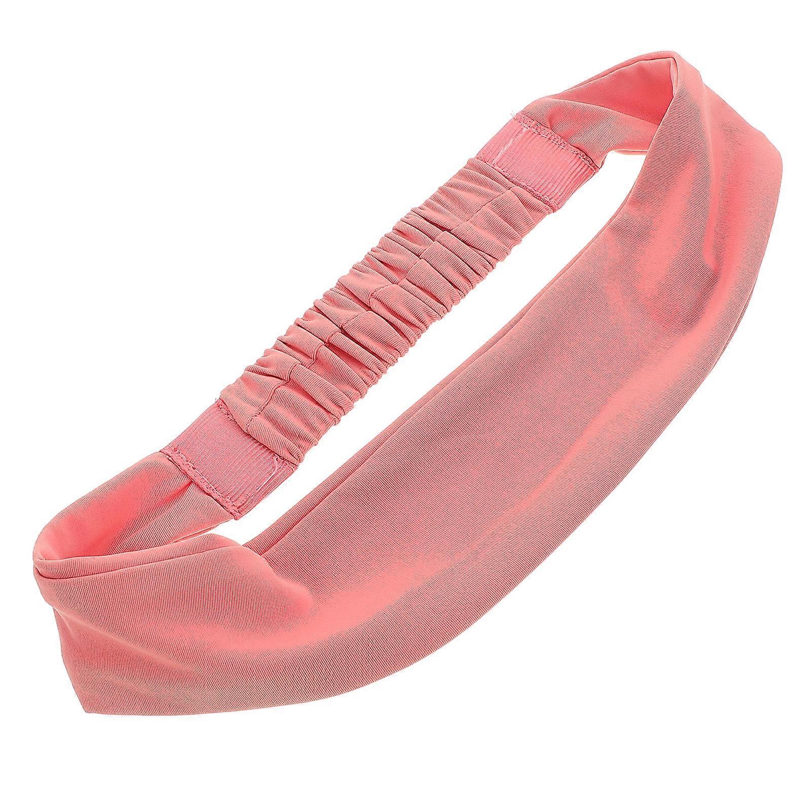 It looks like you're describing a product listing for a **wide elastic sweat absorbing headband** designed for women. Here's a polished and