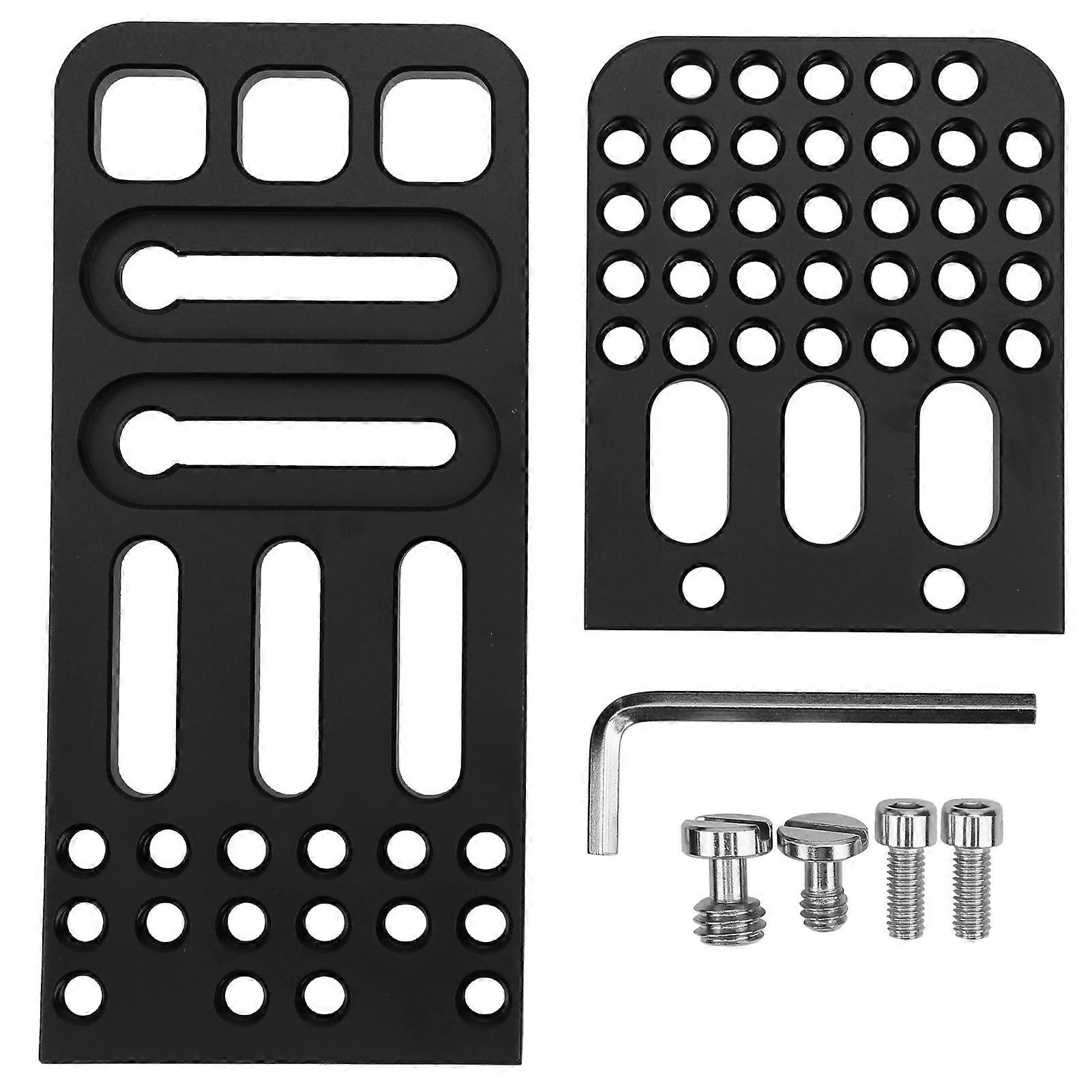 Camera LShape Bracket L130A Universal Quick Release L Plate SLR Stabilizer Stand 1/4in 3/8in Thread