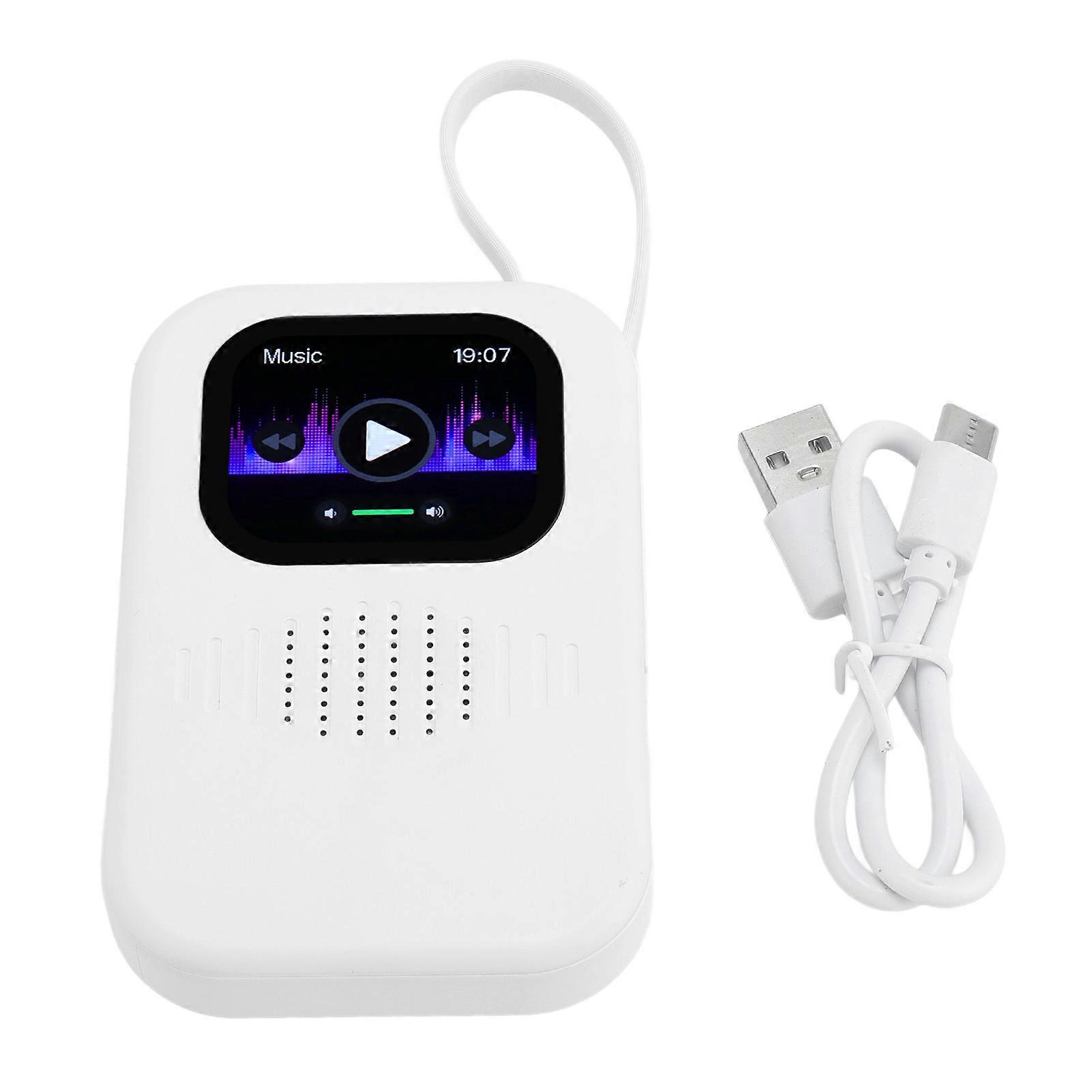 2" Touch Screen Bluetooth Speaker with 8000mAh Battery and Fast Charging for Travel