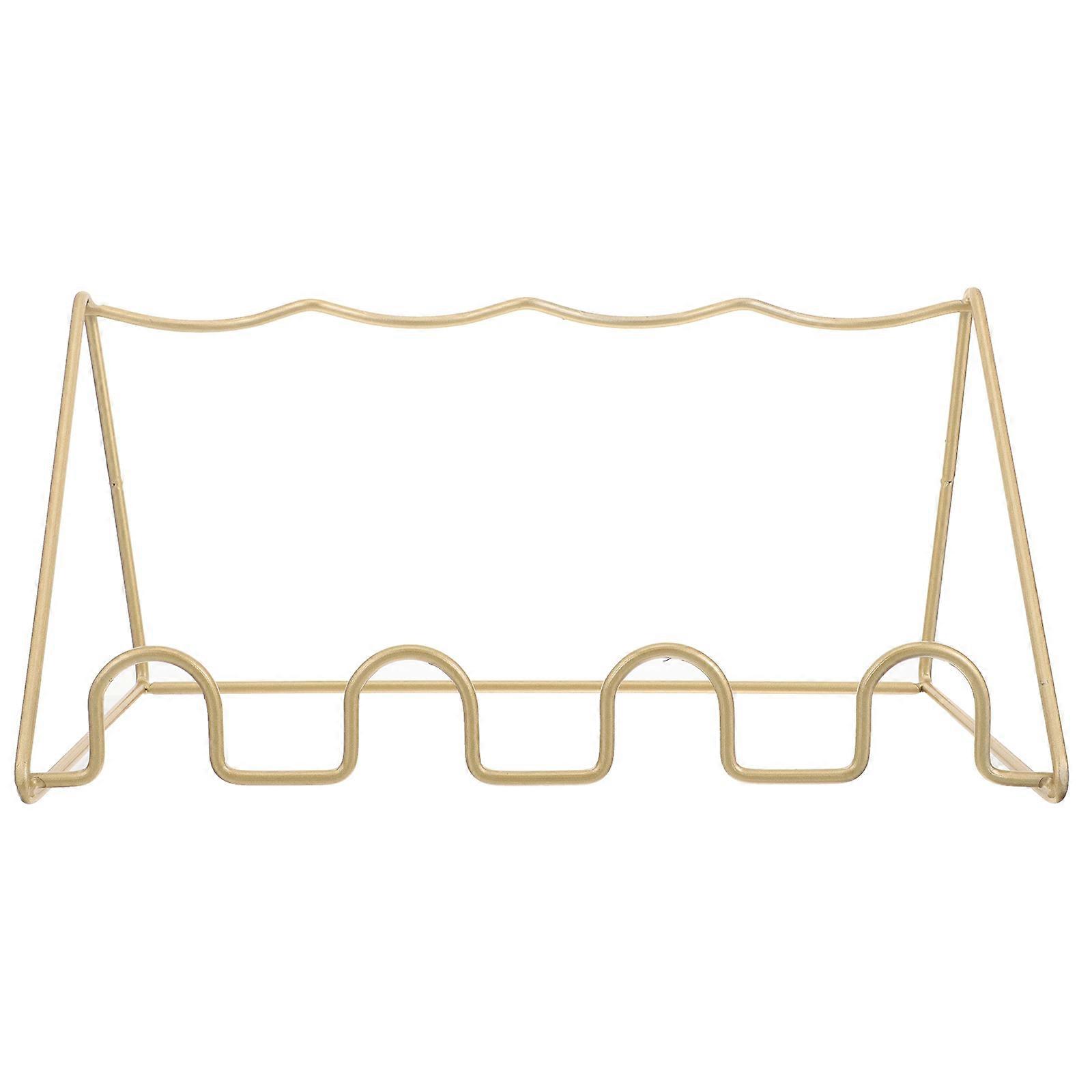 Metal Holder Tabletop Display Stand Simple Design 12.8×7.9×4.9in For Use 1Pack