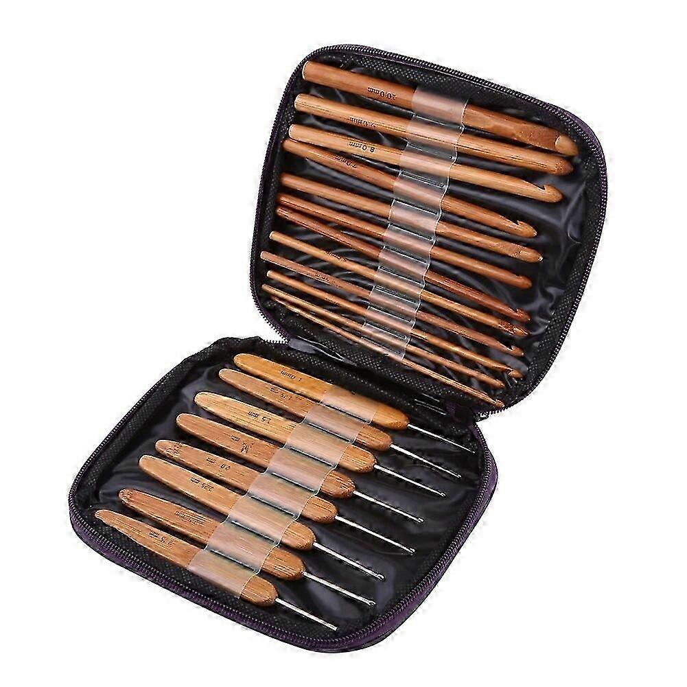 2025 Latest Model Knitting Needles Bamboo Crochet Hooks Needles Knit Weave Craft
